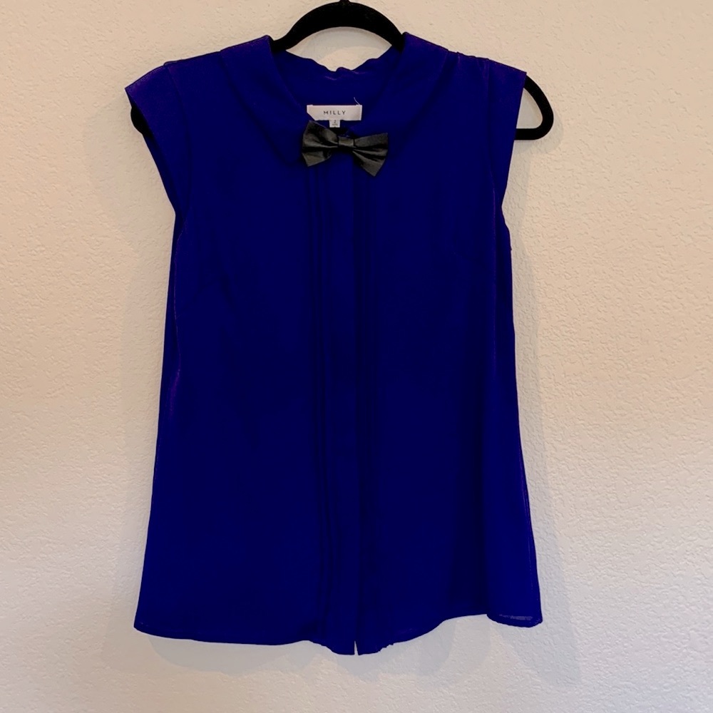 Milly bow tie blouse